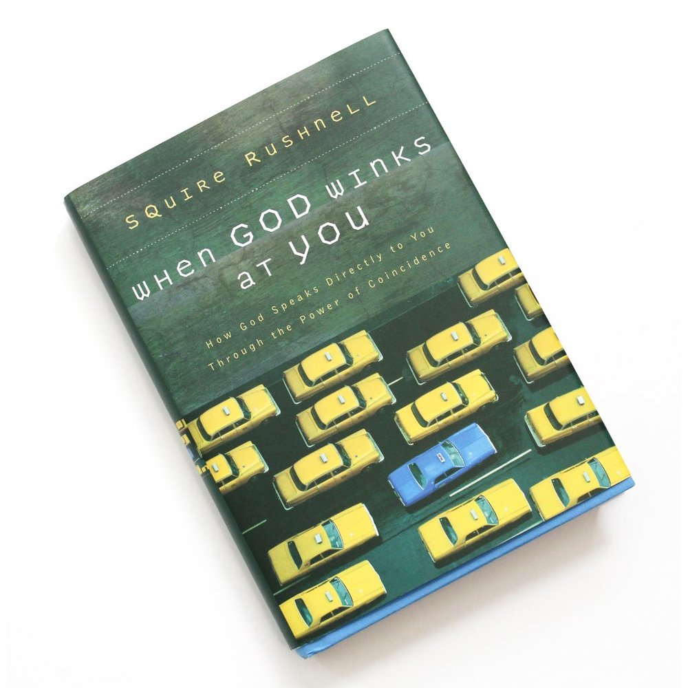 When God Winks at You by Squire Rushnell - Green Hardcover